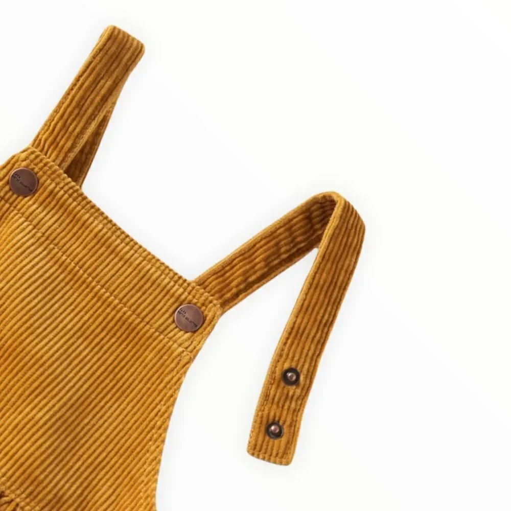 ZARA Kids | Mustard | CORDUROY PINAFORE DRESS